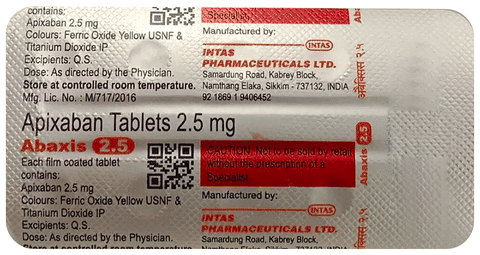 aBAXis 2.5mg Tablet