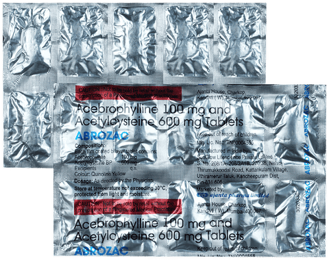 Abrozac 100mg/600mg Tablet