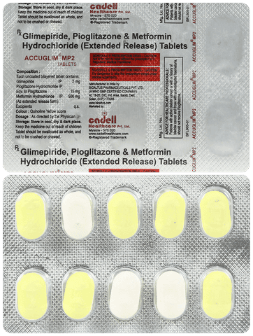 Accuglim MP 2mg/500mg/15mg Tablet