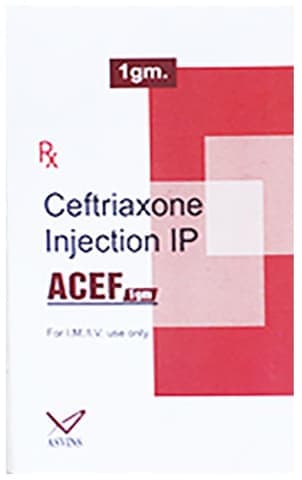 Acef 1gm Injection