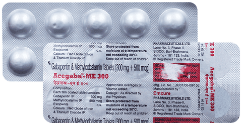 Acegaba ME 300mg/500mcg Tablet