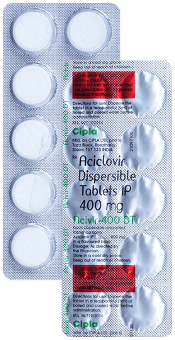 Acivir 400 DT Tablet