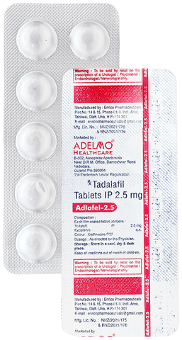 Adlafel 2.5mg Tablet