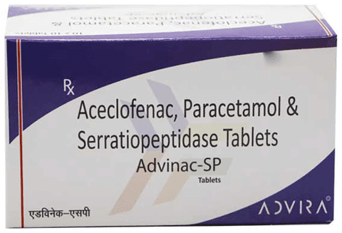 Advinac SP 100mg/325mg/15mg Tablet