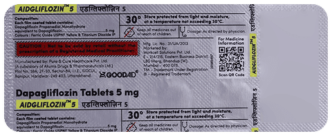 Aidgliflozin 5 Tablet