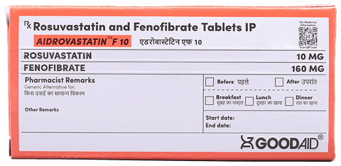 Aidrovastatin F 10 Tablet