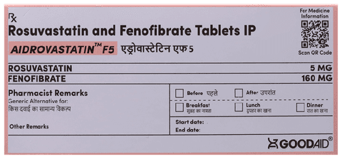 Aidrovastatin F5 Tablet