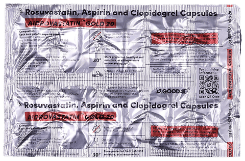 Aidrovastatin Gold 20 Capsule