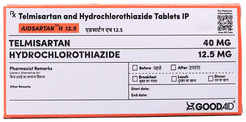 Aidsartan H 12.5 Tablet