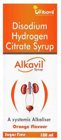 Alkavil Syrup Orange Sugar Free