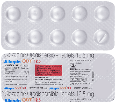 Alkepin Odt 12.5mg Tablet
