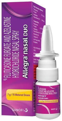 allegra nasal DUO spray Spray