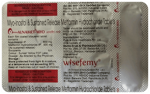 Alnamet Myo 500mg/600mg Tablet