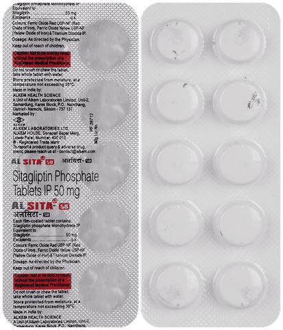 Alsita 50mg Tablet