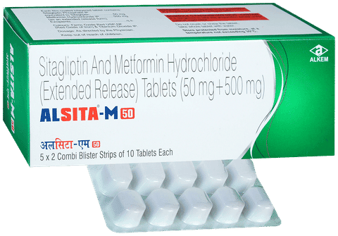 Alsita M 50mg/500mg Tablet ER