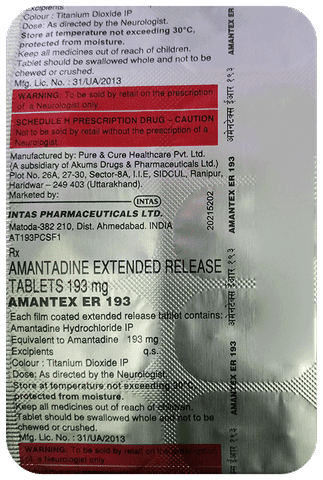 Amantex 193mg Tablet ER