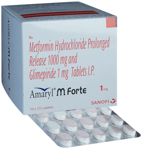 Amaryl M Forte 1mg Tablet PR