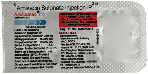 Amikamac 250mg Injection