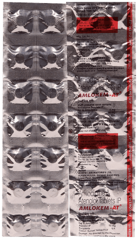 Amlokem AT 5 mg/50 mg Tablet