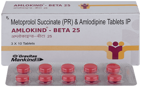 Amlokind Beta 5mg/25mg Tablet PR