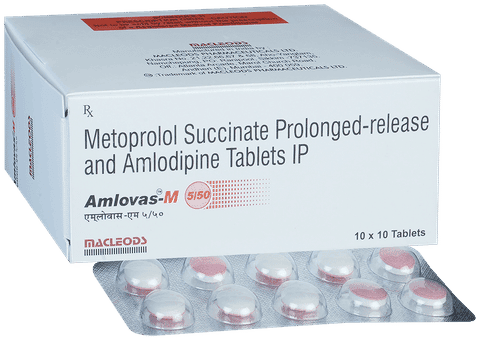 Amlovas-M 5/50 Tablet PR