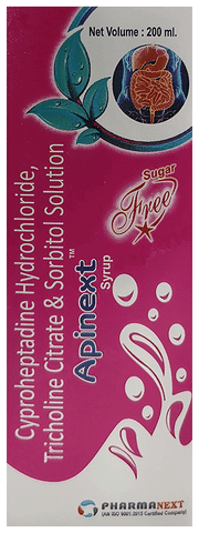 Apinext Syrup Sugar Free