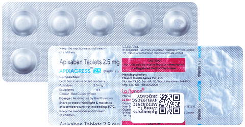 Apixagress 2.5mg Tablet