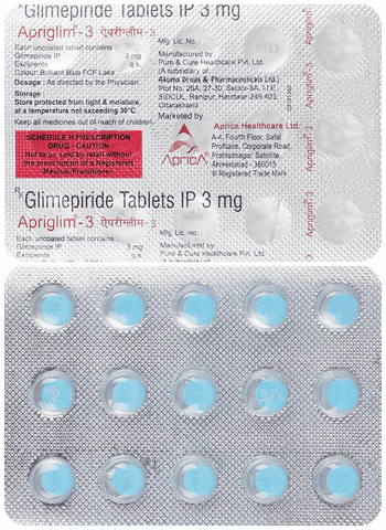 Apriglim 3 Tablet