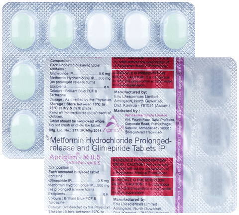 Apriglim-M 0.5 Tablet PR