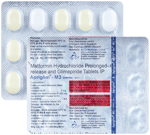 Apriglim-M 3 Tablet PR