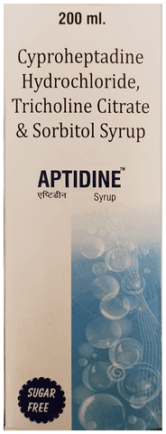 Aptidine Syrup Sugar Free