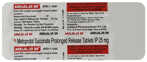 Arelol 25mg Tablet SR