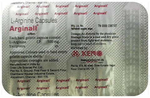Arginall 500mg Capsule