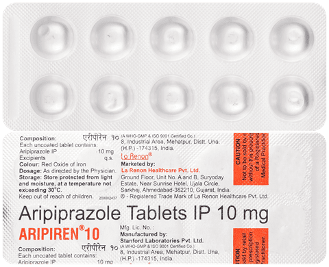 Aripiren 10mg Tablet