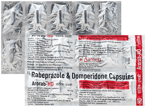 Arorab HD 30mg/40mg Capsule SR