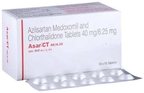 Asar-CT 40/6.25 Tablet