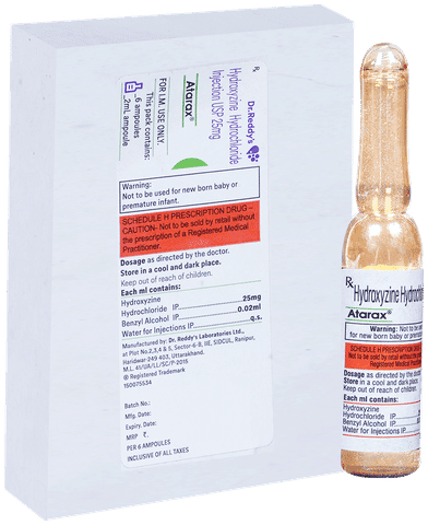 Atarax 25mg Injection