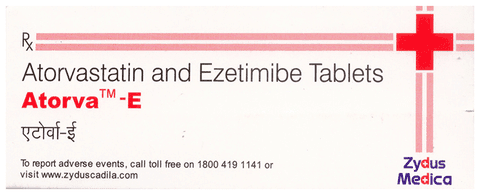 Atorva E 10mg/10mg Tablet