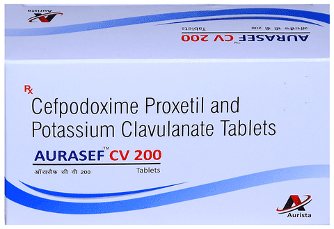 Aurasef CV 200 Tablet