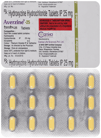 Averzine 25mg Tablet