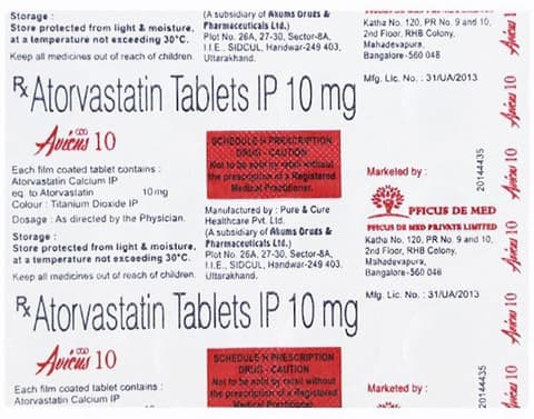Avicus 10mg Tablet