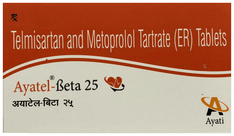 Ayatel Beta 40mg/25mg Tablet