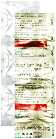 Azee 100mg Tablet DT