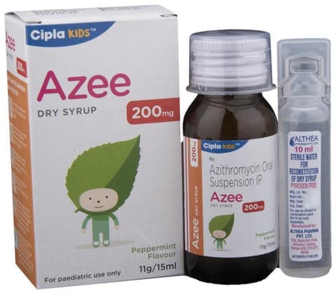 Azee 200mg Dry Syrup Peppermint
