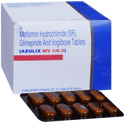 Azulix MV 1mg/500mg/0.3mg Tablet SR