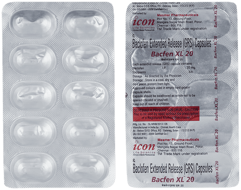 Bacfen 20mg Capsule XL