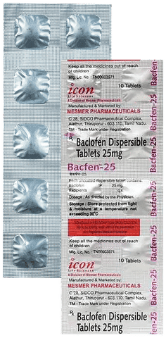 Bacfen 25 Tablet DT