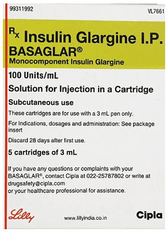 Basaglar 100 Units/ml Cartridge