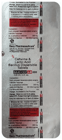Baxi-Cef 200 LB Tablet