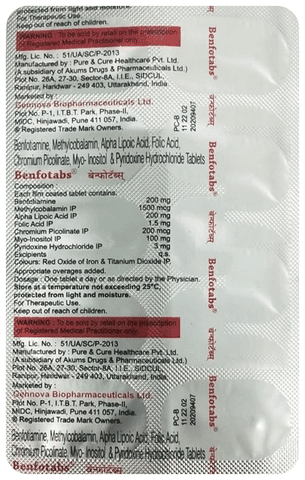 Benfotabs Tablet